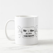 Mug m. et mme monogram (Gauche)