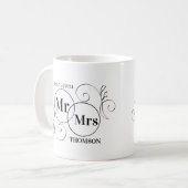 Mug m. et mme monogram (Devant gauche)