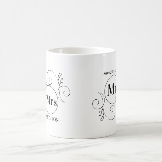 Mug m. et mme monogram (Centre)
