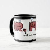 Mug M. Fix-It Conception De Texte En Bois (Avec Ongles (Devant gauche)
