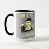Mug M. Fixit : Après cette bière (Gauche)