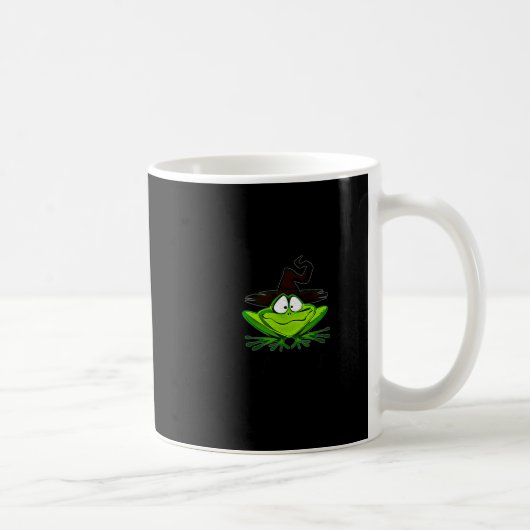 Mug M Machusetts Whimsy Frog Witches Hat Halloween Wit (Droite)
