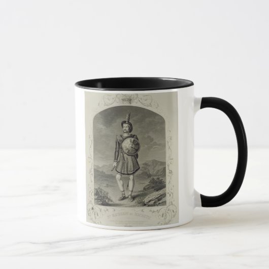 Mug M. Macready comme Macbeth, scène 3 de la Loi I, (Droite)