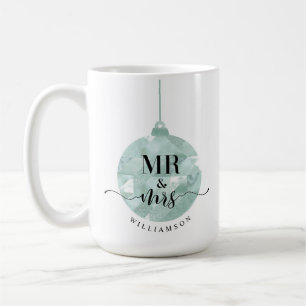 Mug M. & Mme Élégant Chimmering Turquoise Gold Newly