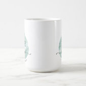 Mug M. & Mme | Élégant Shimmering Turquoise Gold Newly (Centre)