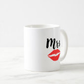 Mug M. & Mme Lips & Mustache Couple (Devant droit)