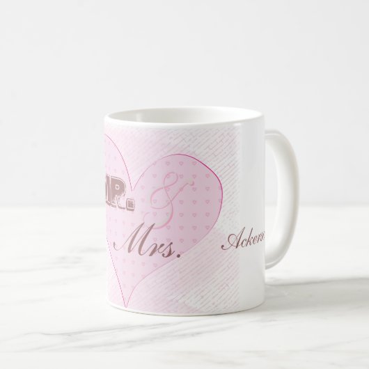 Mug M. & Mme Romantic (Devant droit)