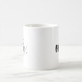 Mug M. Modern Calligraphy | Typographie noire (Centre)