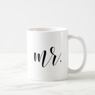 Mug M. Modern Calligraphy   Typographie noire