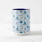 Mug M. Narwhal Blue Snowflake Motif (Centre)