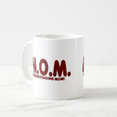 Mug M.O.M. - La plupart de maman exceptionnelle ! (Devant gauche)