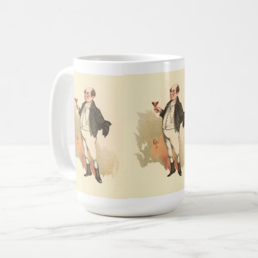 Mug M. Pickwick, par Kyd, Dickens' The Pickwick Papers (Devant gauche)