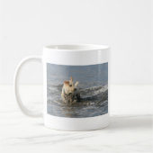 Mug M. Pish à la plage rouge (Gauche)