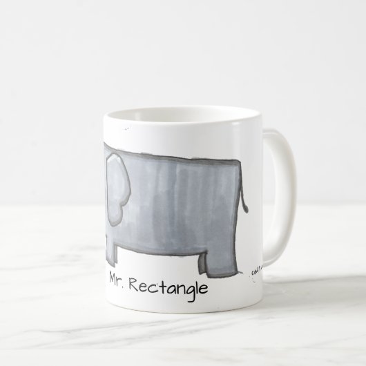 Mug M. Rectangle par Callum (Devant droit)