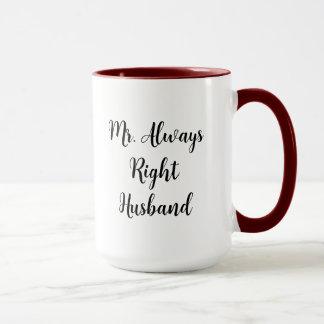 Mug M. Right et M. Always Right Husband