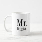 Mug M. Right et M. Always Right Husband (Gauche)