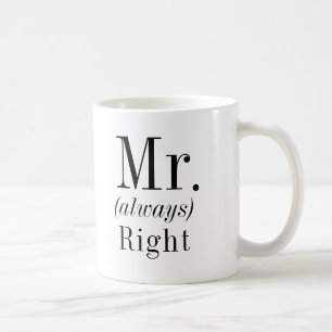 Mug M. Right et M. Always Right Husband