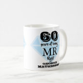 Mug M. Right Fun Diamond 60e Anniversaire (Devant droit)