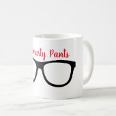 Mug M. Smarty Pants - Red Print - (Devant droit)