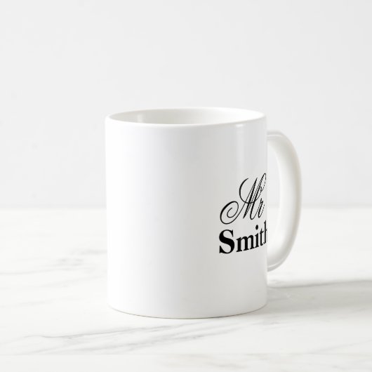 Mug M. Votre Nom (Devant droit)