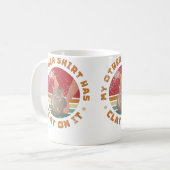 Mug Ma Autre Chemise A De L'Argile Dessus Potier Céram (Devant gauche)