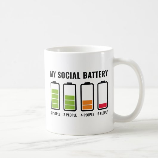 Mug Ma batterie sociale (Droite)