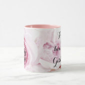Mug Ma belle amie jolie en rose florale (Centre)