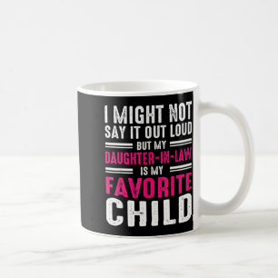 Mug Ma belle-fille est mon enfant préféré beau-père