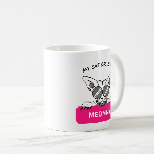 Mug Ma chatte m'appelle mère du chat (Devant droit)