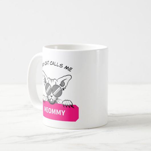 Mug Ma chatte m'appelle mère du chat (Devant gauche)
