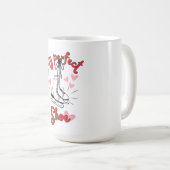 Mug Ma chaussure parfaite pour le snowboard. (Devant droit)