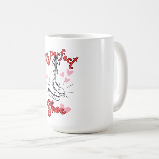 Mug Ma chaussure parfaite pour le snowboard. (Devant droit)