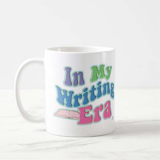 Mug Ma citation de conception d'auteur de l'ère d'écri (Gauche)
