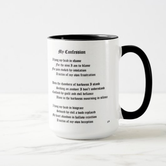 Mug Ma confession (Droite)