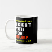 Mug Ma conscience est chère Je n'ai pas voté pour Trum (Gauche)