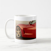 Mug Ma Corvette rouge (Gauche)