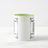 Mug Ma couleur préférée est le vert (Centre)
