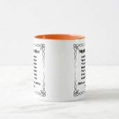 Mug Ma couleur préférée est orange (Centre)