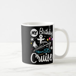 Mug Ma croisière d'anniversaire 2025 Voyage de vacance