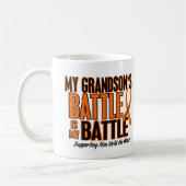 Mug Ma de bataille leucémie de petit-fils trop (Gauche)