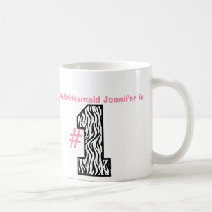 Mug Ma DEMOISELLE D'HONNEUR est cadeau nommé fait sur