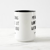 Mug Ma demoiselle d'honneur, mon mariage ne sera pas é (Centre)