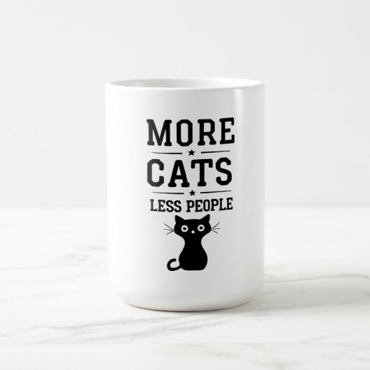 Mug ma devise : plus de chats moins de gens (Centre)