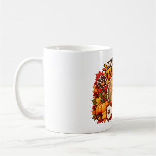 Mug Ma dinde préférée Photo de chien drôle de Thanksgi