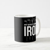 Mug Ma Dose Quotidienne De Retraite De Fer De Golf (Devant droit)