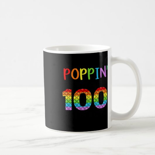 Mug Ma façon de passer 100 jours d'école Pop It Garçon (Droite)