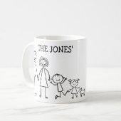 Mug Ma famille de figurines (Devant gauche)