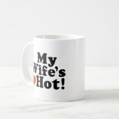 Mug Ma femme est chaude (Devant gauche)