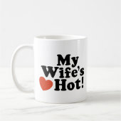 Mug Ma femme est chaude (Gauche)