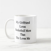 Mug Ma Fille Aime Le Basket Plus Qu'Elle N'Aime (Gauche)